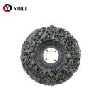 4 Inch 14mm Thicknes Clean And Strip Disc Black Color Fiberglass Backing