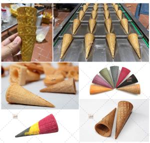 Quality Snack Food Ice Cream Wafer Cone Making Machine 5400Cones/Hour wholesale