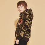 Camouflage Lightweight Kids Winter Parkas Coral Fleece Jacket Boys Tops