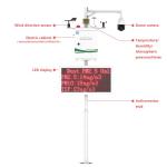 4G WIFI GPRS Outdoor Air Pollution Monitor CO NO2 O3 PM2.5 TSP