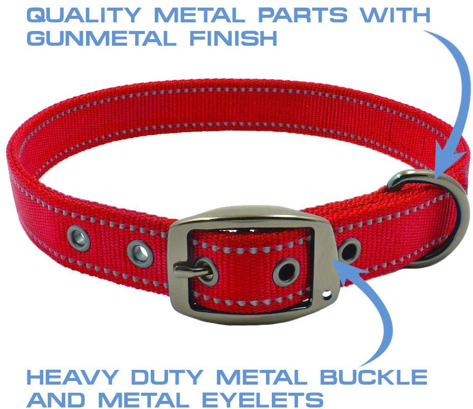 Eco Friendly Dog Collar with Metal Connection Dog Collar Multiple Color Option