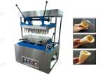 Pizza Making Ice Cream Cone Machine , Stainless Steel Pizza Cup Moulding Machine