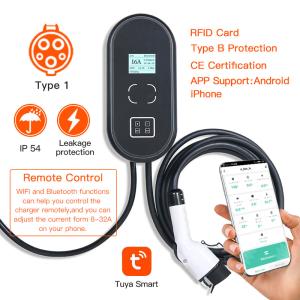 Quality 16A 250V Mobile Electric Car Charging Portable Chargers For Electric Cars LEC 62196 wholesale