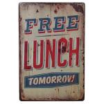 Custom Design Printing Aluminum Sign Plaque Beer Vintage Tin Sign Antique Metal