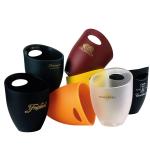 Bar Butler Wine Chiller Bucket Transparent Black PS Plastic Ice Bucket