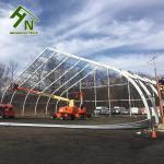 Customized Rainproof Rub Hall Tent PVC Covering Arcum Aircraft Parking Lot