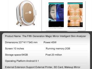 Quality Dermatoscope 3D Face Camera Analyzer VS001 for Cosmetic Therapist wholesale