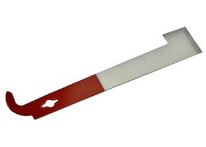 Quality Wholesale Stainless Steel Hive Tool With Red J Hook Bee Hive Equipment for Beekeeping wholesale