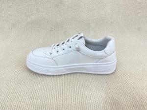 Quality Climbing Running Pure White Sneakers Breathable Spring Lace Up Sport Shoes wholesale