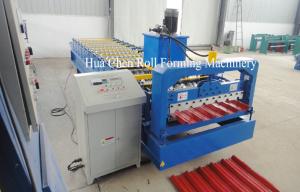 Quality 1220mm Raw Material Color Steel Plate Roofing Roll Forming Machine wholesale
