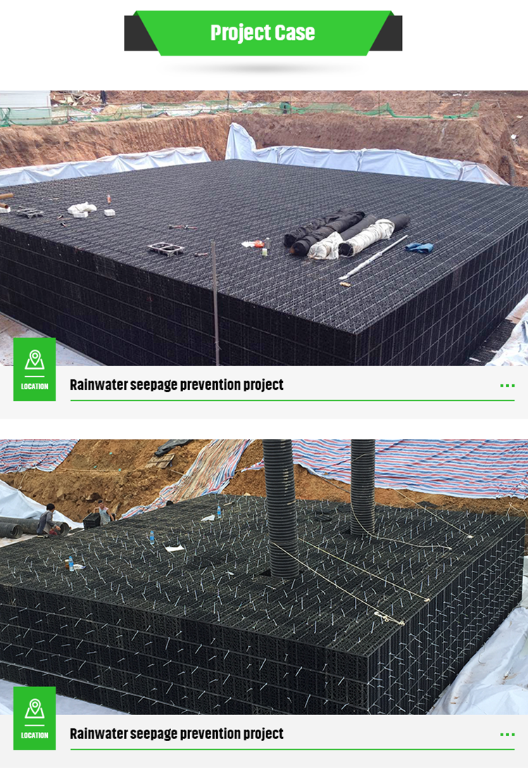 Underground Stormwater Infiltration Harvest Modular Rainwater Collect Tank Modern Design