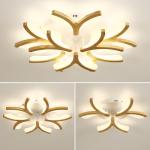 Nordic Log LED Ceiling Lamp Creative Personality Bedroom Book Room Simple Modern