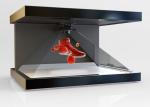 55" Virtual Hologram Pyramid Advertising Player Holographic Display 110-240V