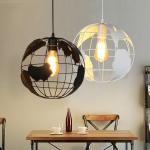 Spherical pendant light Black And White Color For indoor home Decoration (WH-AP