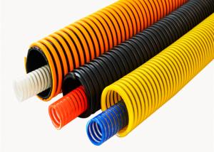 Flexible Colorful PVC Spiral Vacuum Hose , Suction Discharge Hose / Pipe / Tubing