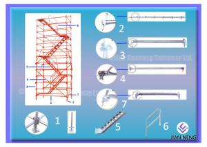 Quality Multi - Functional Convenient Scaffold Stair Tower With Strong Bearing Capacity wholesale