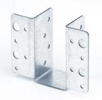 Galvanised Steel Mini Joist Hangers Timber To Timber 47mm 14 Gauge For Decking