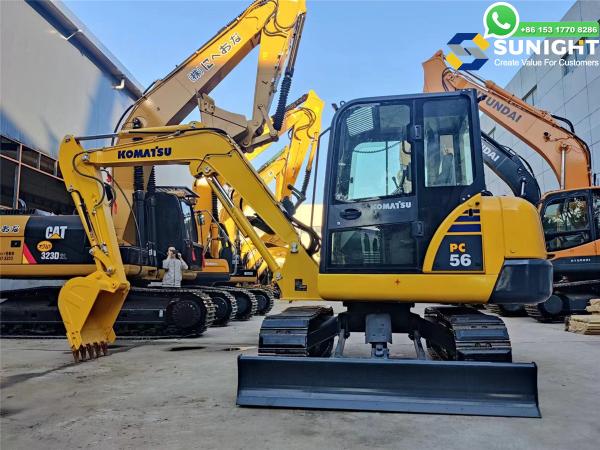 Komatsu PC56 Good Condition Used Excavator Machine Used JAPAN Komatsu PC56