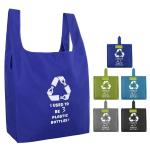 RPET 30cm 36x38cm PEVA Foldable Reusable Grocery Bags