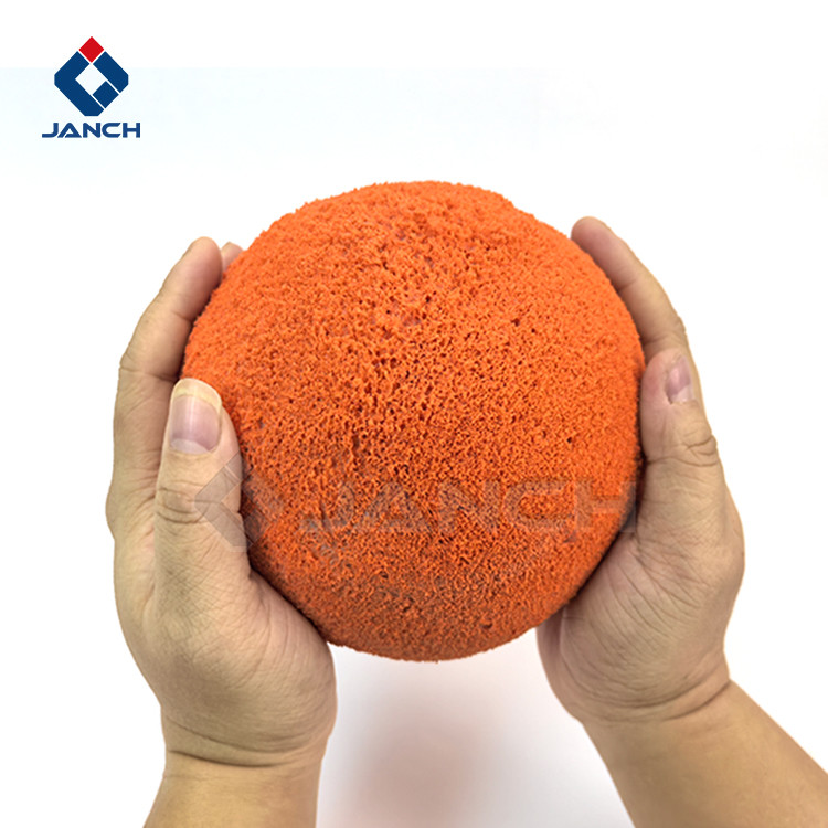 Sponge Rubber Concrete Pump Cleaning Ball Customized DN125