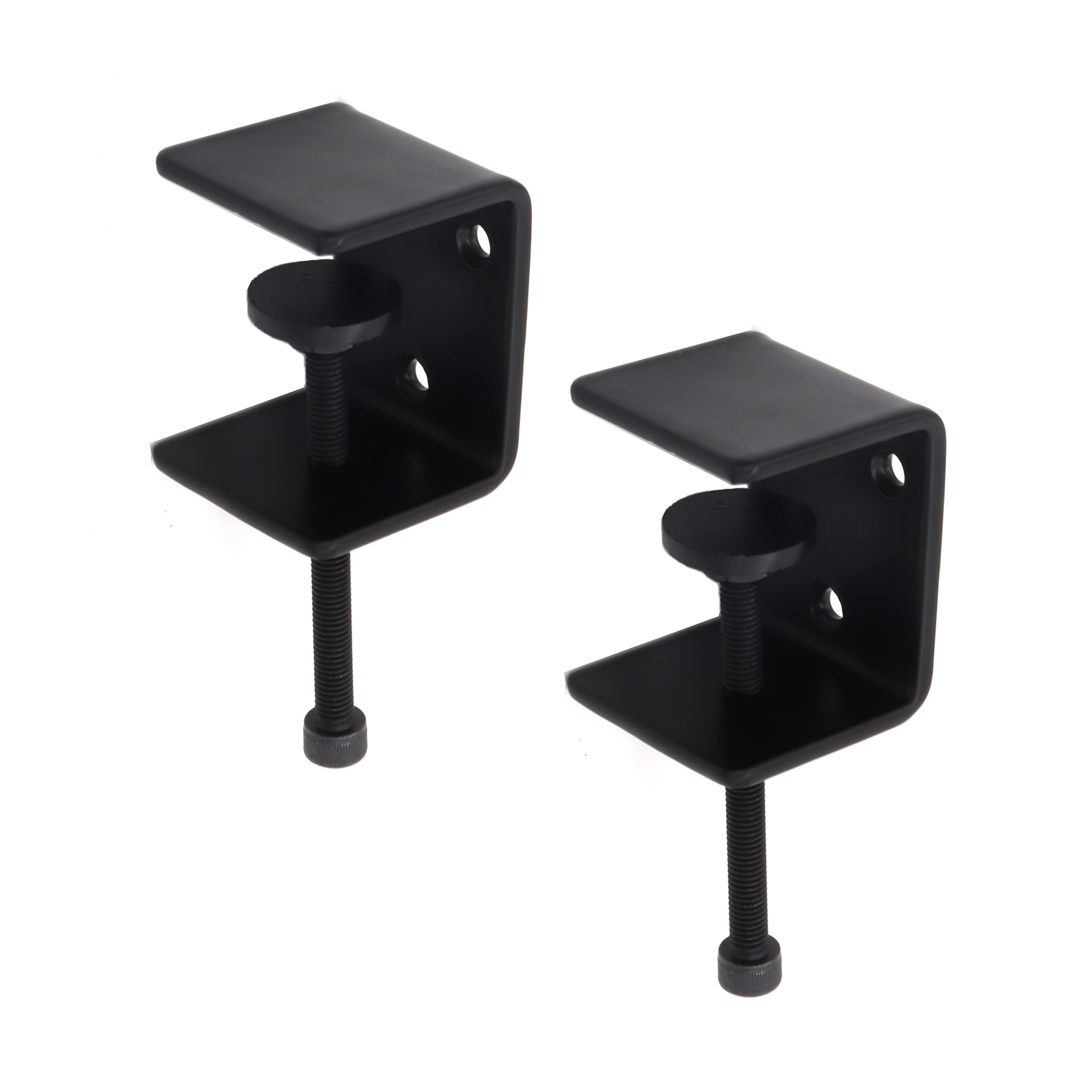 Triangle Bracket Wall Mount Steel C-clamp for Wooden Bookshelf Adjustable Shelf Support