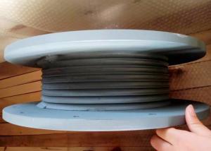 Quality Gray Carbon Steel Cable Winch Drum Lebus Grooved For Mining wholesale