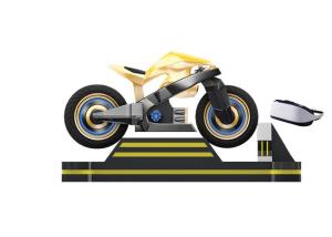 Quality Entertainment 9D Motorcycle Simulator Immersive Virtual Reality Black Yellow wholesale