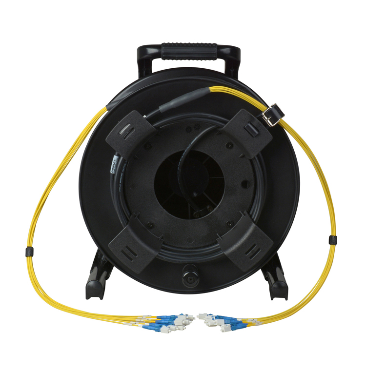PC Plastic PCD380 Deployable Tactical Fiber Optic Cable Roller Unbreakable Empty Cable Drum Reel