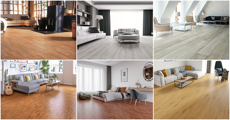 Indoor Hotel Click Vinyl Waterproof SPC Flooring Luxury WPC Plank 3.5mm in Rolls