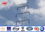 Round Tarpered Electric Power Pole 11m 1000dan Steel Power Pole