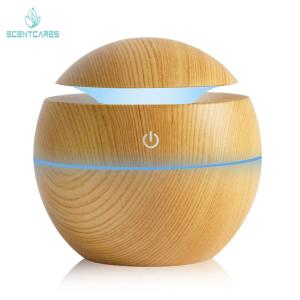 Quality Portable 12W 130ml Wood Grain Aromatherapy Diffuser 35ML/H wholesale