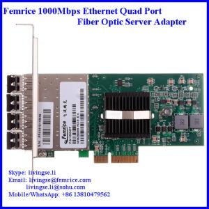 Quality 1G PCIE 4 Port Server Network Card wholesale
