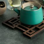 Large Black Walnut Wooden Drink Coasters Wooden Crafts Supplies