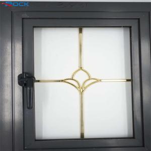 Quality Insulating Glass Uv Proof Georgian Glazing Bars Golden Plastic Flower Design wholesale