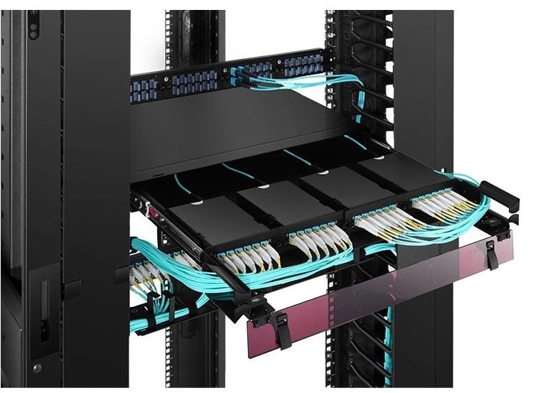 96 Core 1U Drawer Fiber Patch Panel MPO Cassette