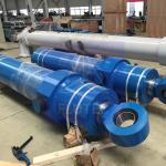 Blue Custom Mill Type Hydraulic Press Cylinder For Steel Industry Carbon Steel