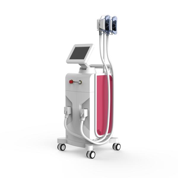 Self Inspect Cryo Fat Freezing Machine , Silicone Handle Cryolipolysis Body