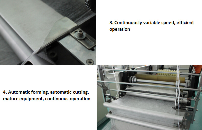 0.84m Width Bouffant Cap Making Machine , 3.35m Length Surgeon Cap Making Machine