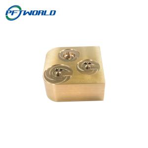 China AutoCAD Steel Machining Brass Parts , Sandblasting Brass CNC Turned Components on sale