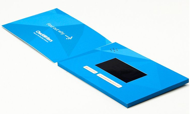 4.3 inch LCD video brochure card, advertising video player, lcd video cards