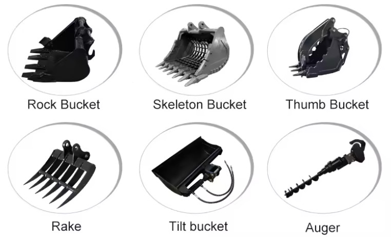 QIYUN machinery China Excavation Construction wheel made in China Size optional auger boring machine best mini excavator