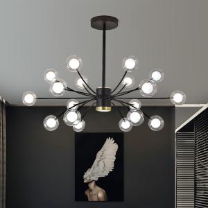 Quality LED Glass Bubble Chandelier Round Ball Glass Star Chandelier indoor home Italian Design lamp（WH-MI-223) wholesale