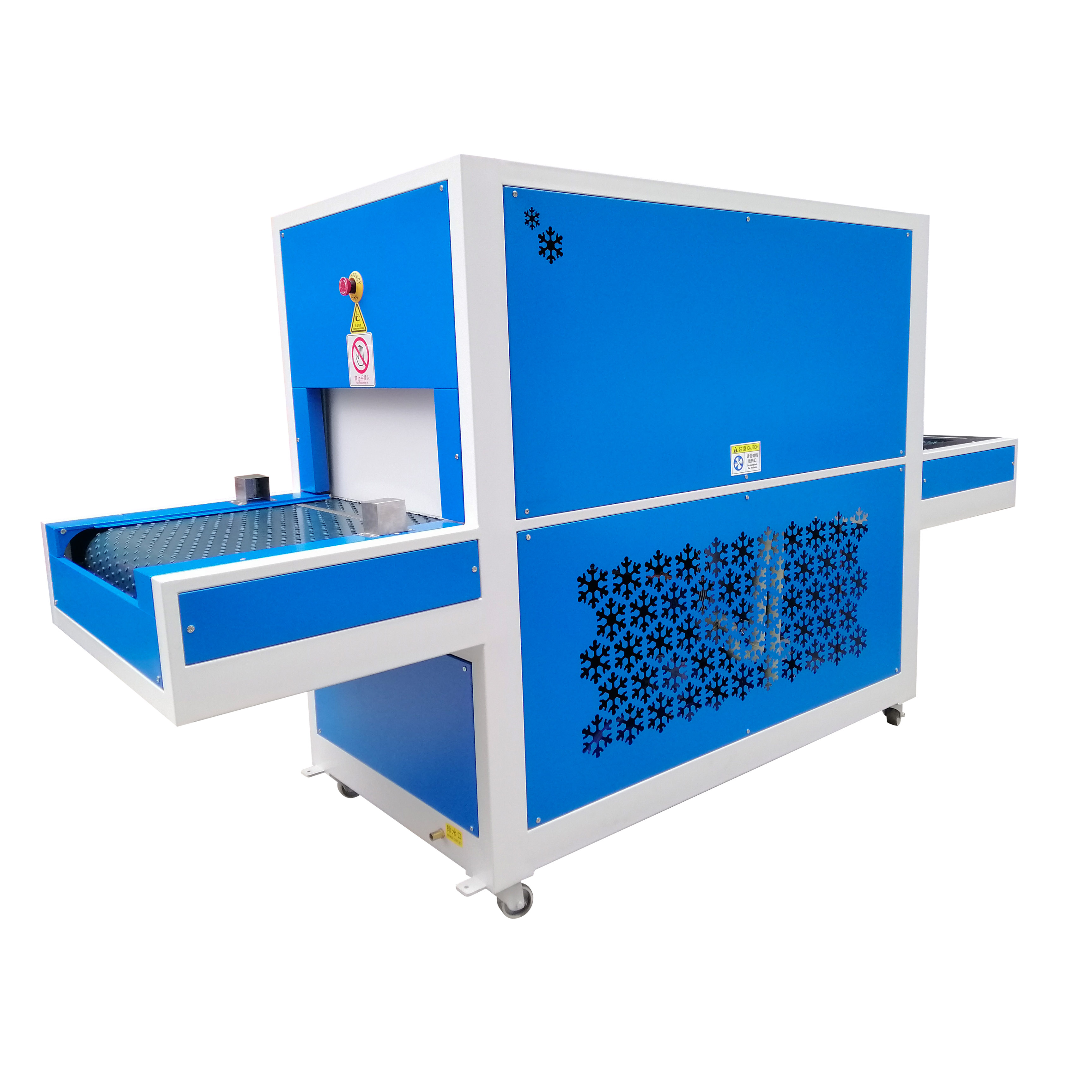High Speed Shoe Chiller Machine Safety Operation Shoe Making Equipment
