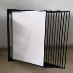 10 Panel Knock Down Swing Poster Frame Stand Wall Mounted 20 View Poster