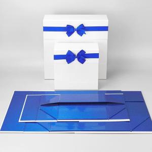 Quality Rectangular Luxury Folding Gift Boxes With Magnetic Lid Bespoke Hard Cardboard Rigid Custom Magnetic Box Packaging wholesale