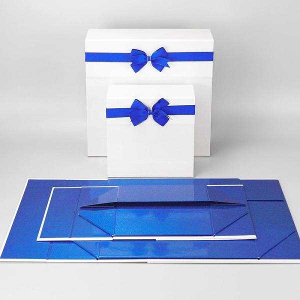 Rectangular Luxury Folding Gift Boxes With Magnetic Lid Bespoke Hard Cardboard