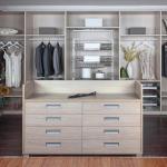 Contemporary Convertible YALIG Pole System Walk In Room Cabinet Open Style Big