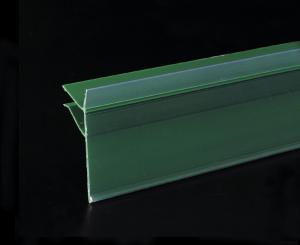 Quality Green PVC Data Strip Sign Holder for Mall Shelves And Price Tag Inserted wholesale