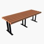 Wood Plastic WPC Bench Waterproof WPC Garden Chair Low maintenance