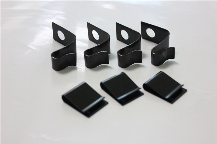 spring clip, spring steel clip, metal clips with black painting factory from China